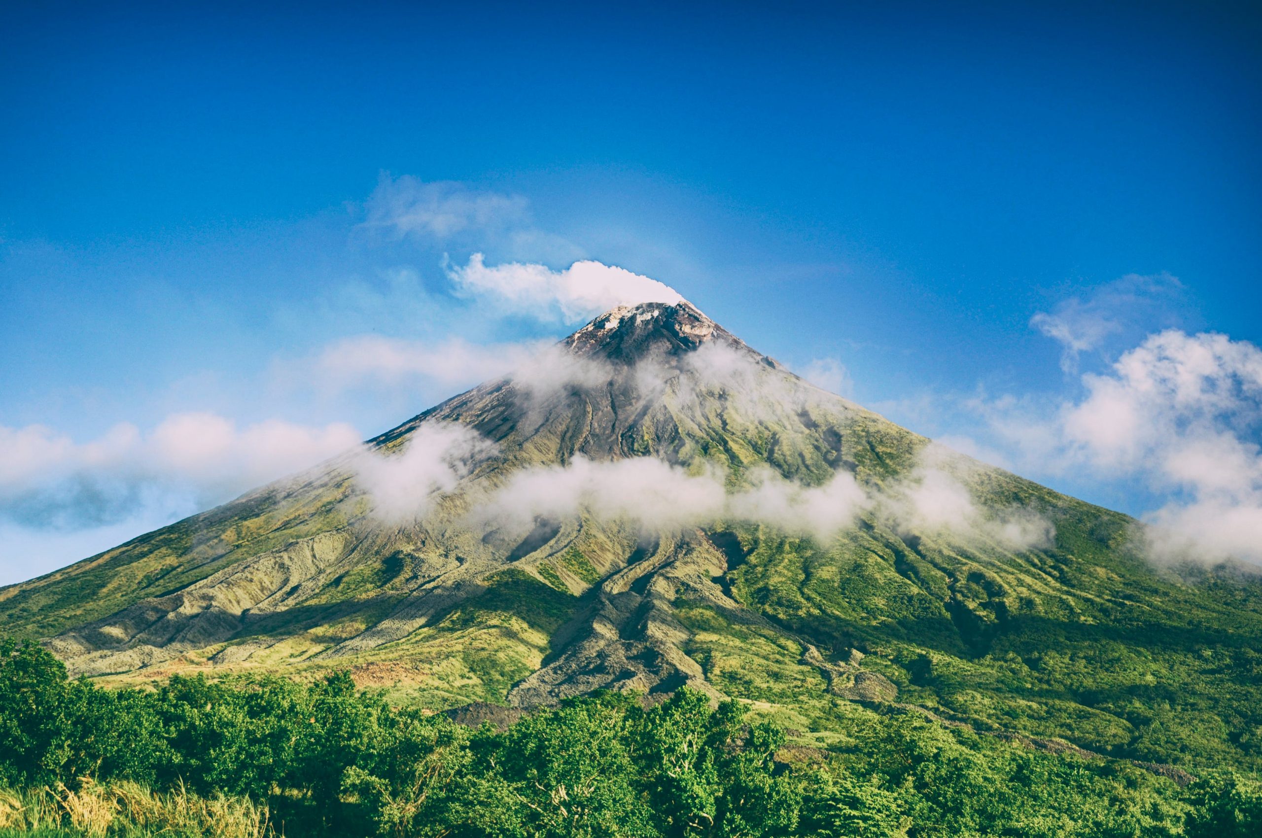 Klimazone am Mayon Vulkan -Philippinen